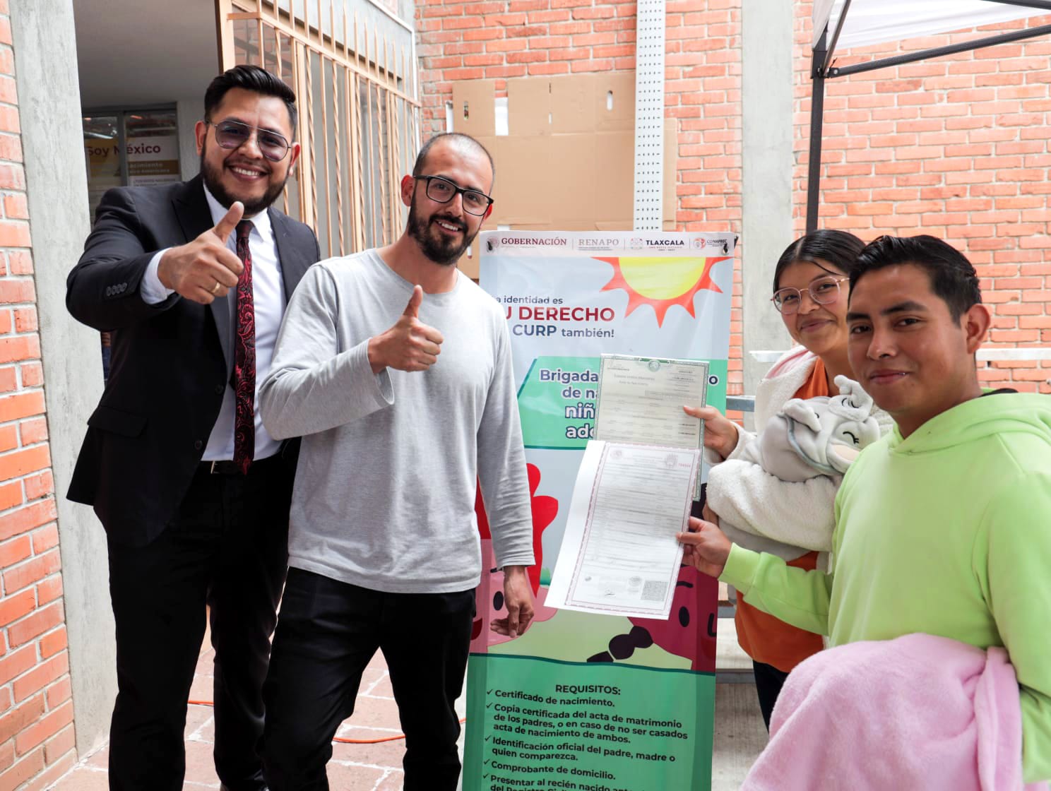 Chiautempan realizó campaña para el registro oportuno de recién nacidos